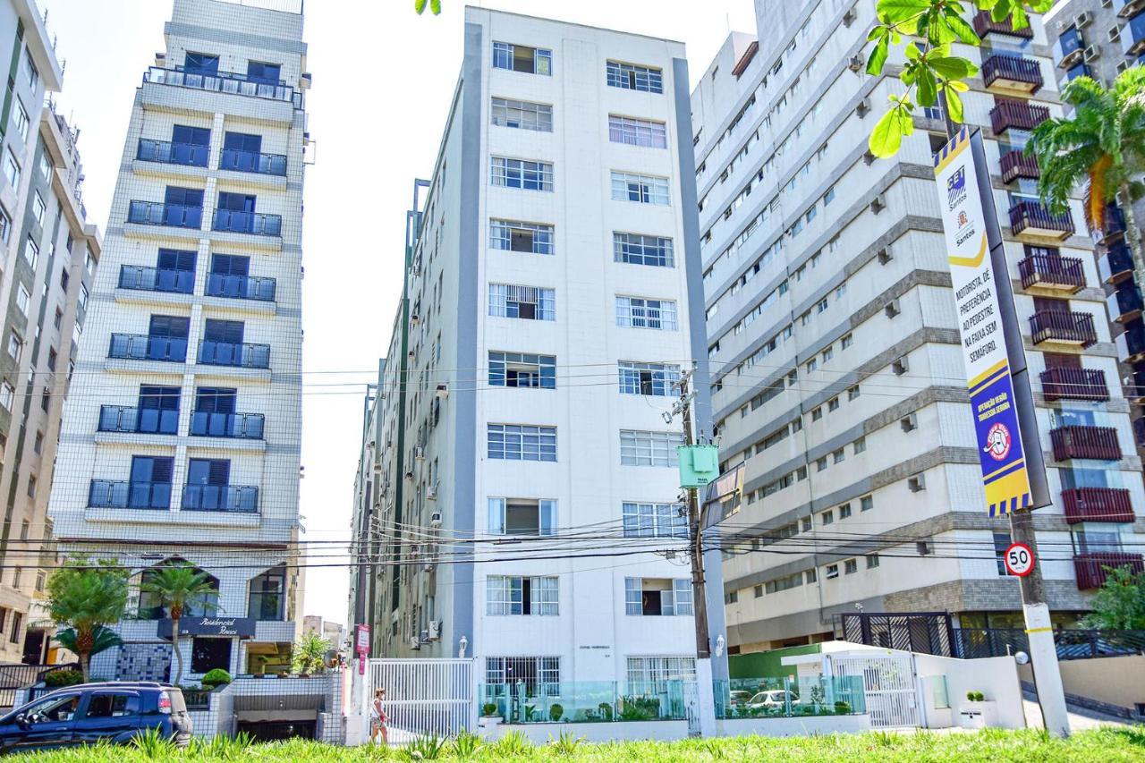 Charmoso Apto A Beira-Mar Com Wi-Fi Em Santos Sp Lejlighed Eksteriør billede